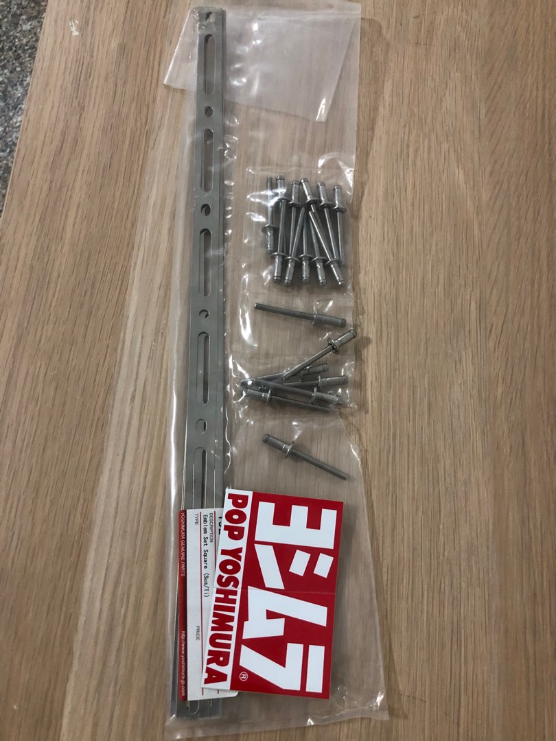 Drz YOSHIMURA ori rivets & bands, Motorcycles, Motorcycle Accessories