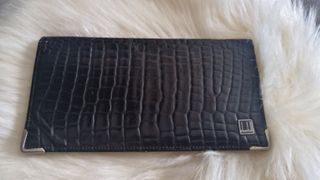 Dunhill croc long wallet for men