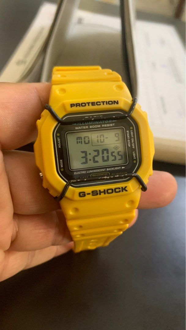 Dw5600ed yellow made in korea Men s Fashion Watches