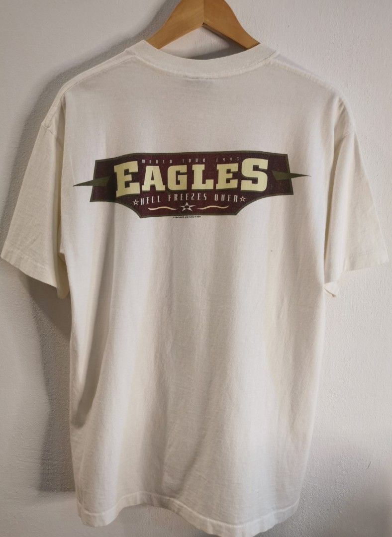 Vintage Eagles Hell Freezes Over Tour Concert T Shirt 1994 White