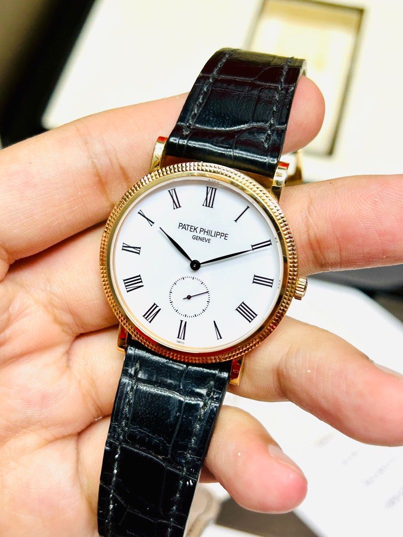 Excellent Condition PATEK PHILIPPE Calatrava 18k Rose Gold 36mm