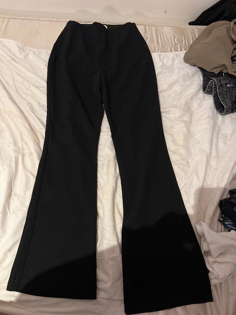 H M long flare pants Women s Fashion Bottoms Other Bottoms on