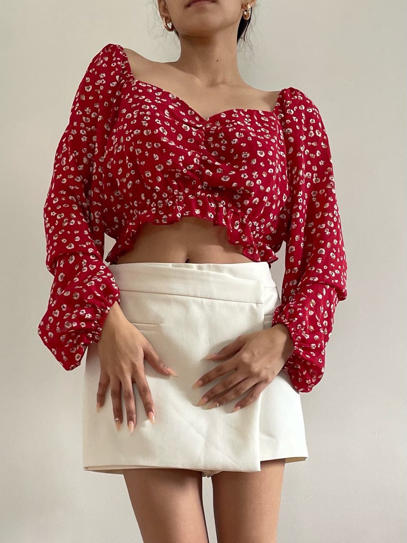 Flowy mesh top top