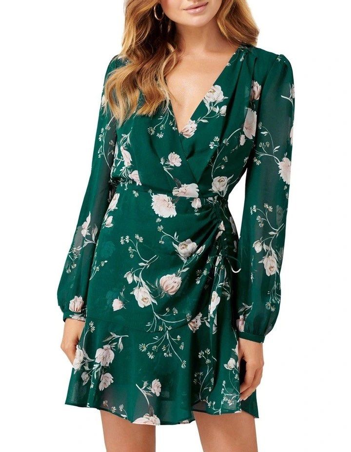 Eleanor ruched deals mini dress