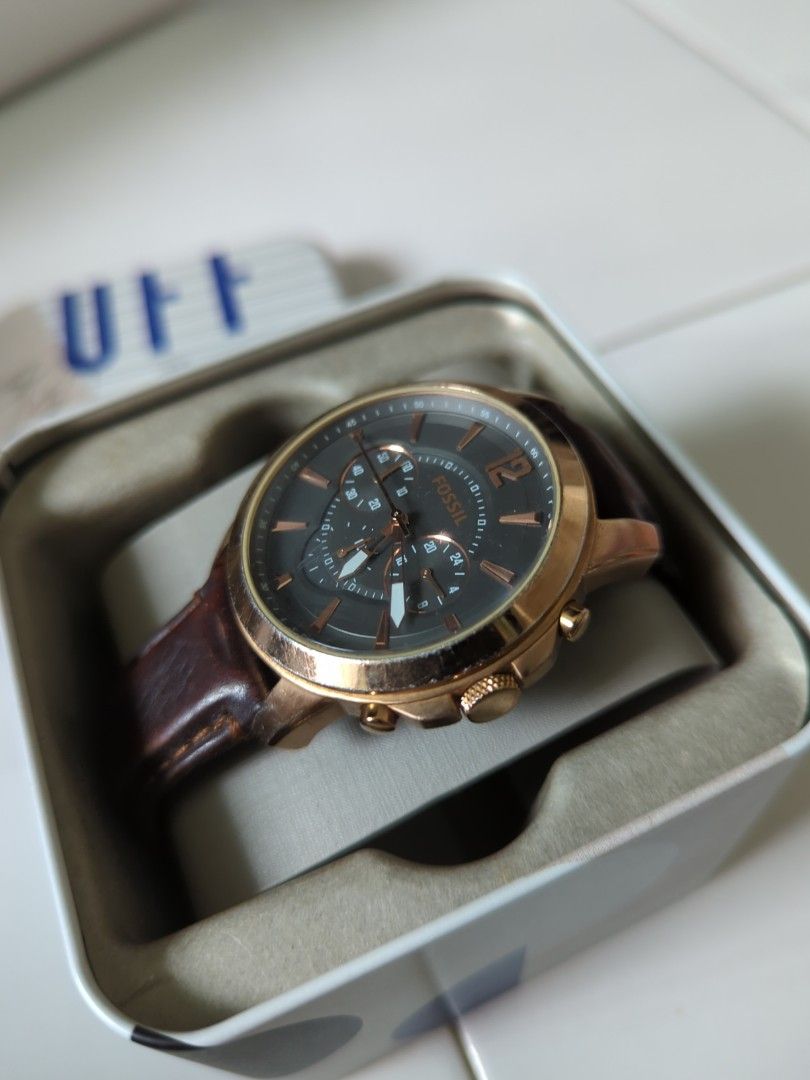 Fossil Leather Watch Men s Fashion Watches Accessories