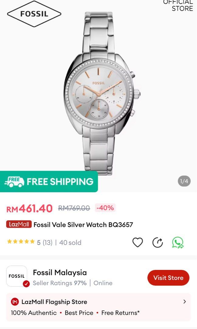 Fossil clearance online returns