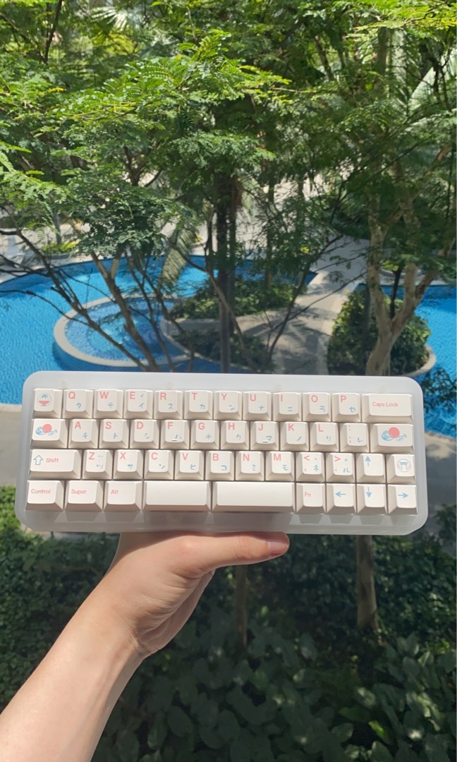 Fully built 40 AKKO ACR TOP 40 custom mechanical keyboard, Computers