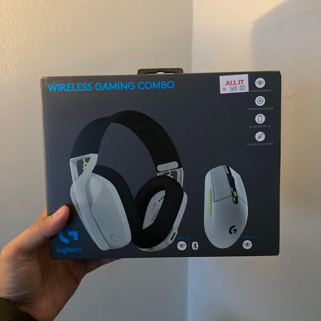 Logitech G435 Wireless Gaming Headset with G304 Wireless Gaming