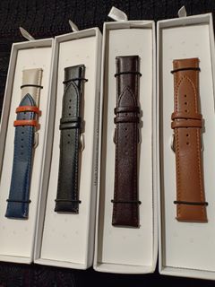 Genuine Leather Watch Straps 22mm