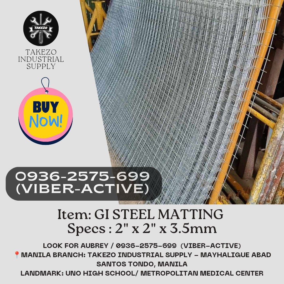 GI STEEL MATTING ( AVAILABLE IN DIFFERENT SIZES AND THICKNESS