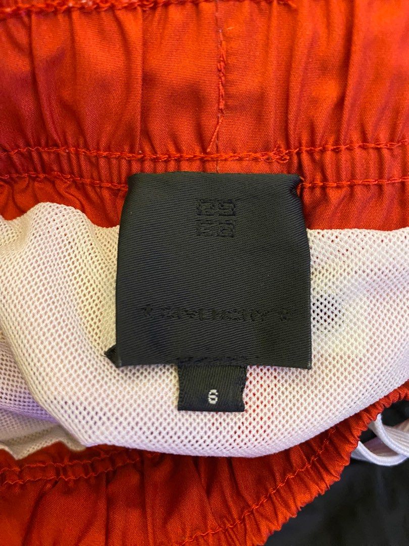 Red givenchy shorts store