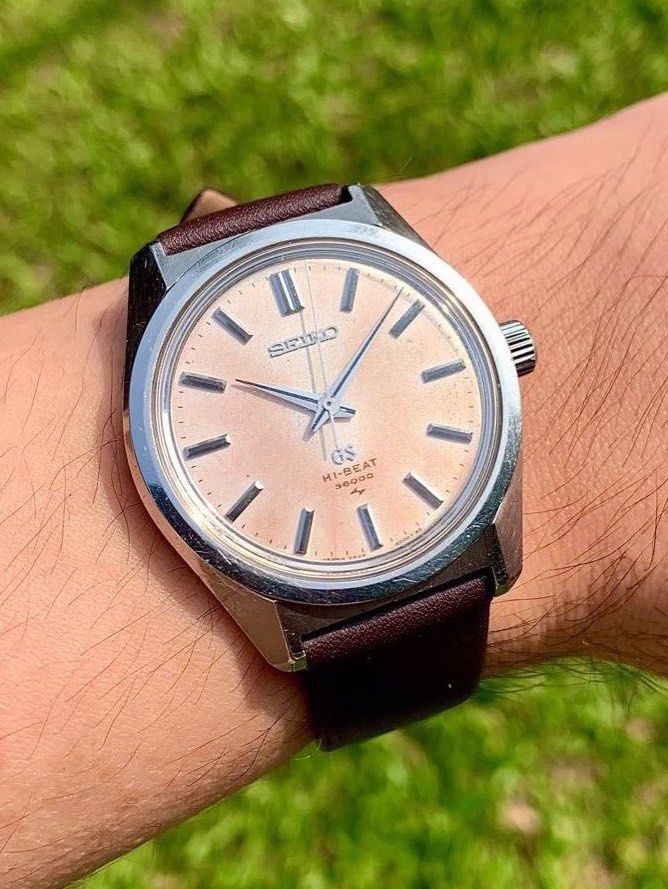Grand Seiko 45GS Patina Dial Hi Beat 4520 8000 Vintage Mechanical