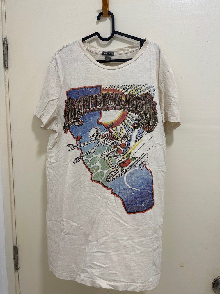 Divided by H&M Grateful Dead We are Everywhere Grey Shirt, Men's Fashion,  Tops & Sets, Tshirts & Polo Shirts on Carousell