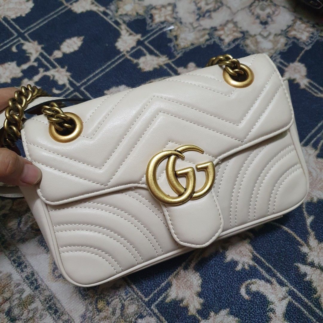 G.u.c.c.i GG Marmont Super Mini bag Red, Luxury, Bags & Wallets on Carousell