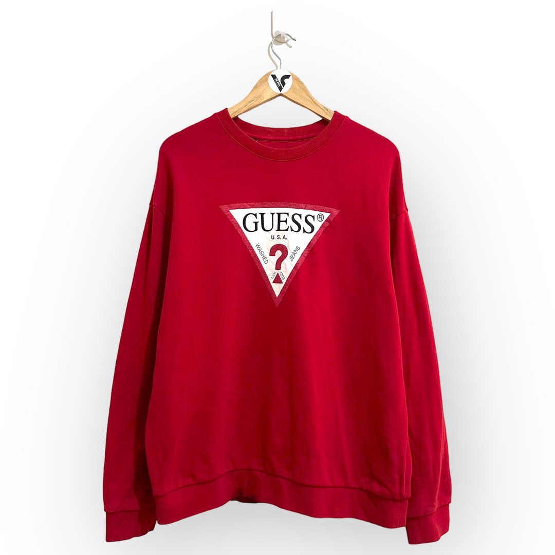Guess sweater red online