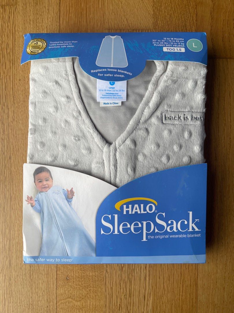 Halo Sleepsack (Size L) Grey, Babies & Kids, Baby Nursery & Kids
