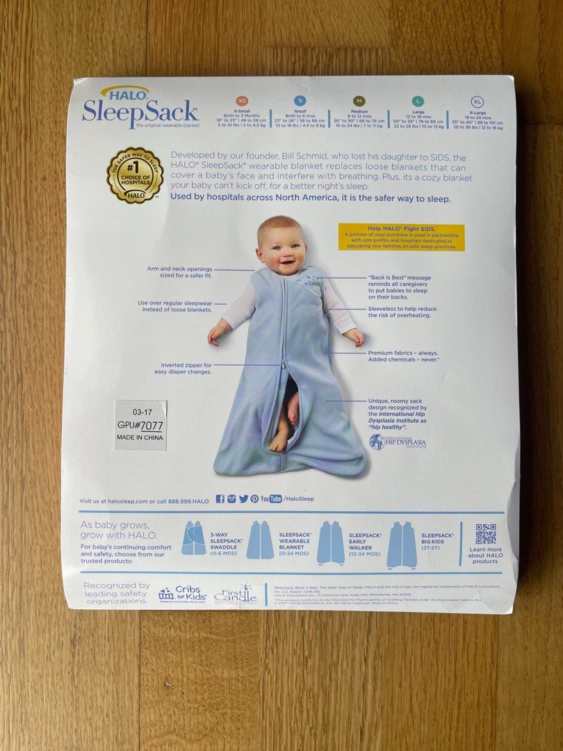 Halo sleepsack size large online