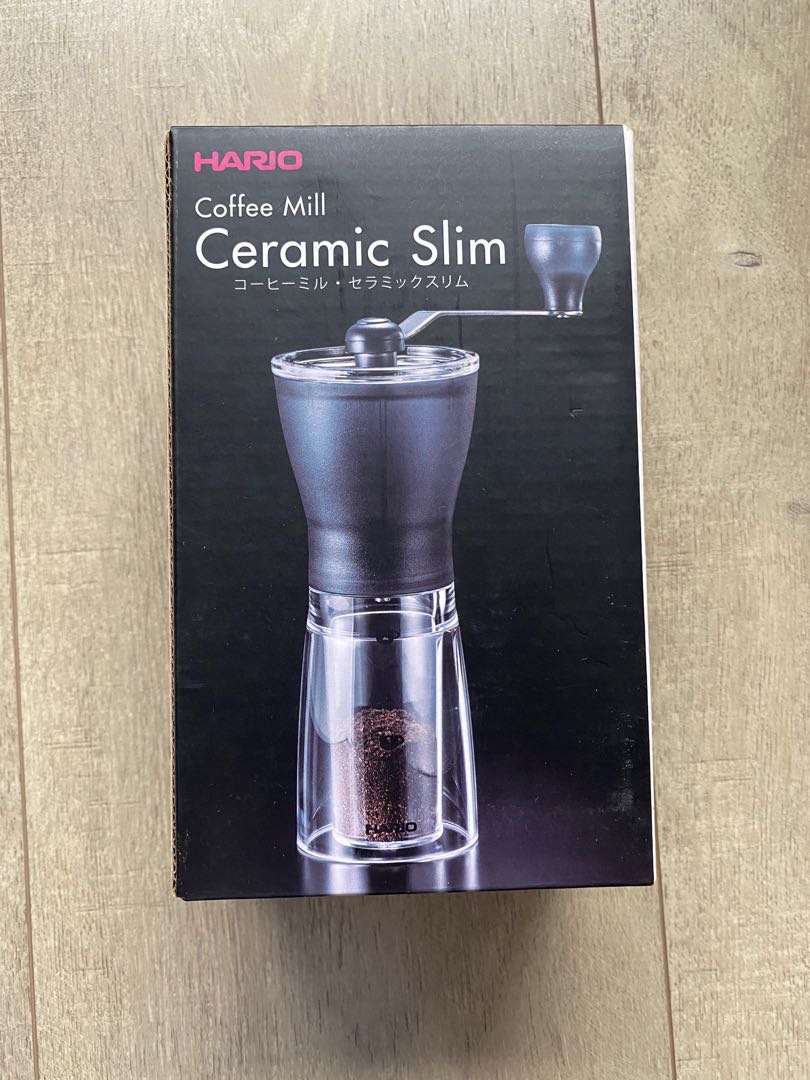 Hario coffee Mill Ceramic Slim, 家庭電器, 廚房電器, 咖啡機及咖啡壺 Carousell