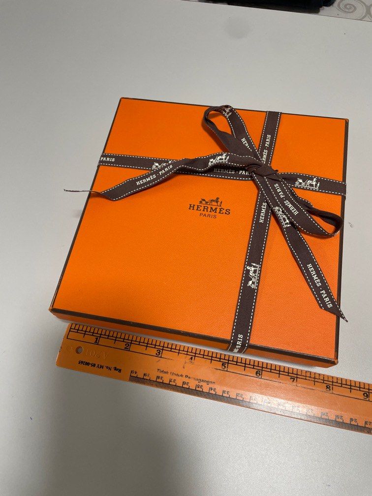 Hermes Box with Ribbon, Luxury, Accessories on Carousell