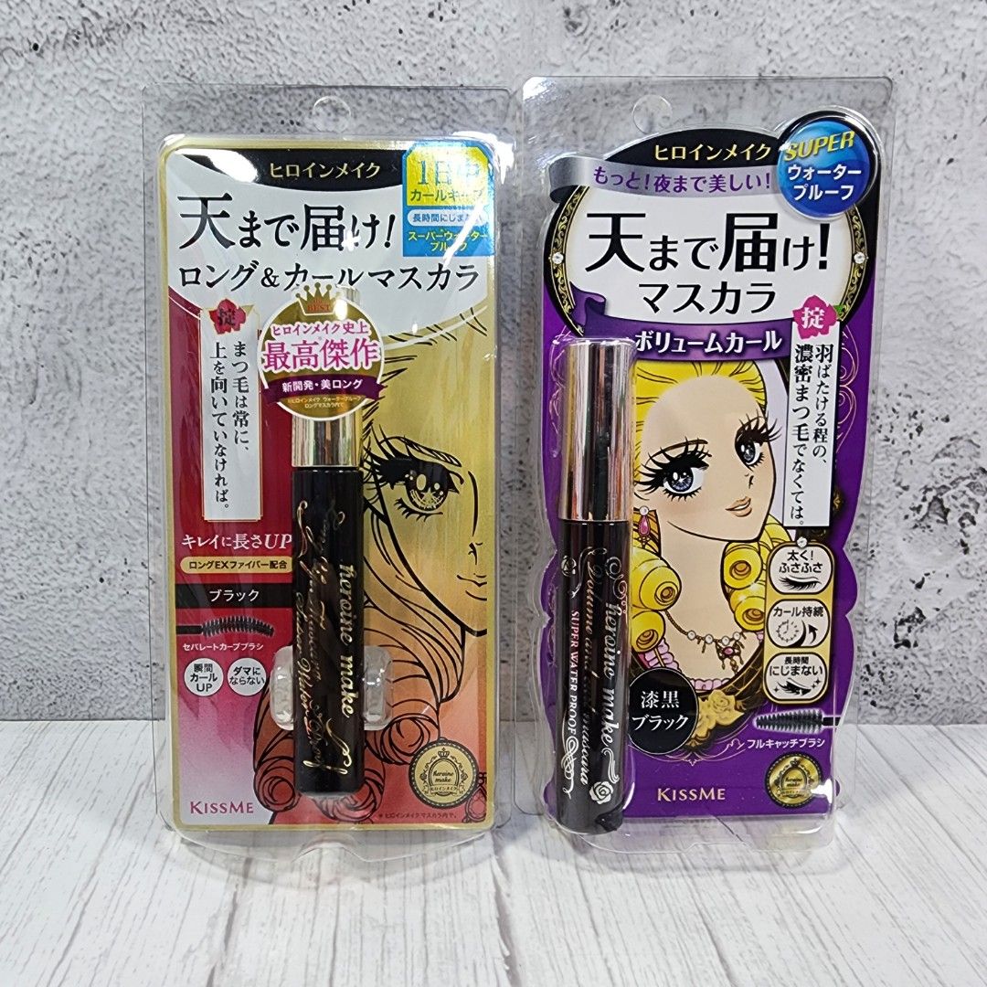 Heroine makeup Mascara Black (Category: Makeup) located in Manila. Submitted by arianne0828 (Listing ID 1259213274, Image 1). Description: brand new heroine mascara long & curl (pink) volume & curl (violet) also available in set with mascara remover (p1350) location : Binondo Manila Mop Gcash Bdo Bpi.