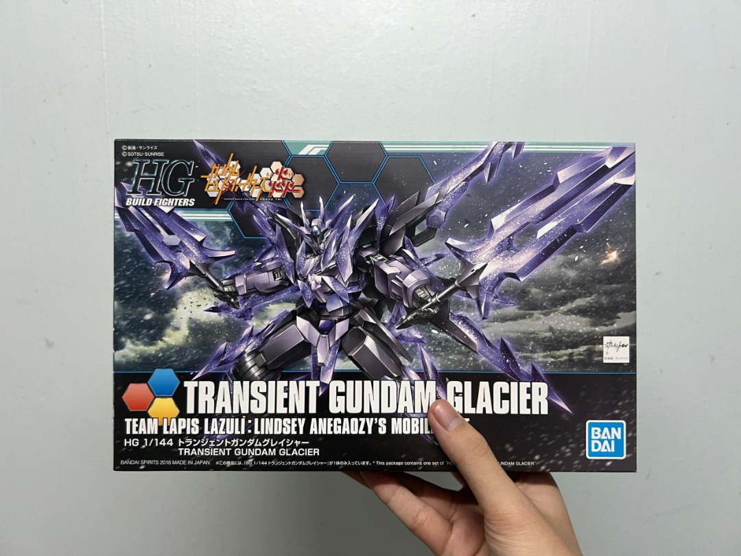 Gundam Build Fighters Honoo HGBF Transient Gundam Glacier 1