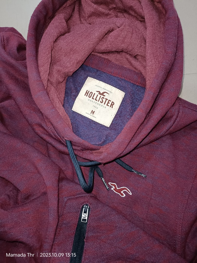 Hollister hoodie, Men's Fashion, Coats, Jackets and Outerwear on Carousell
