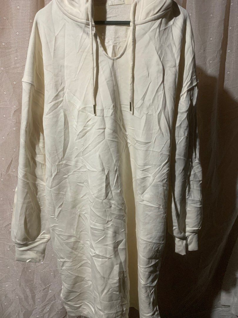 Knee length hoodie sweatshirt clearance