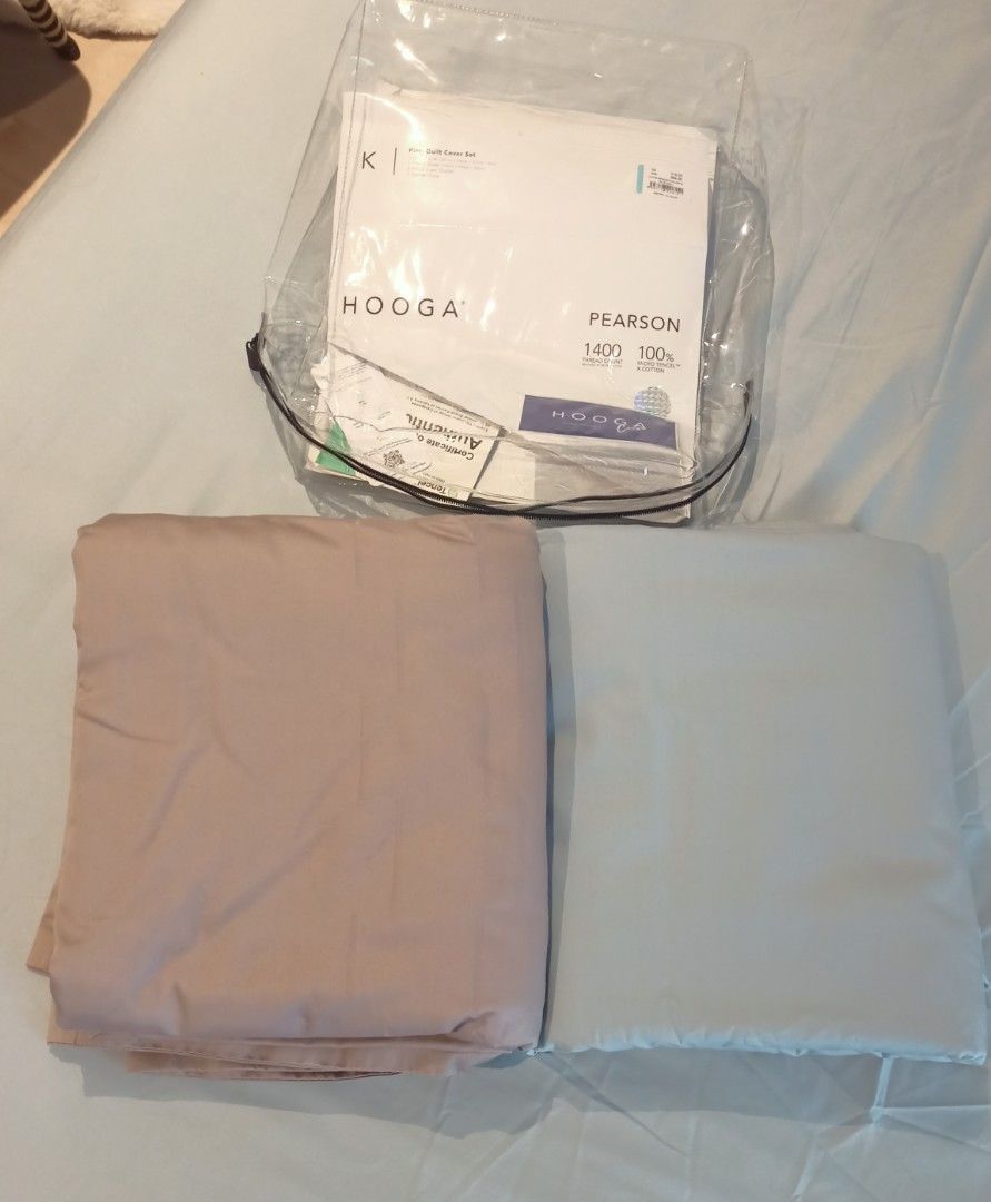(Both)Hooga King Tencel Quilt Cover, Furniture & Home Living, Bedding