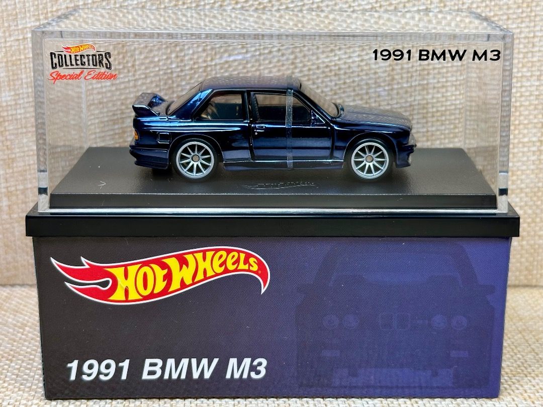Hot Wheels RLC 1991 BMW M3 Spectraflame Steel Blue E30, 興趣及遊戲