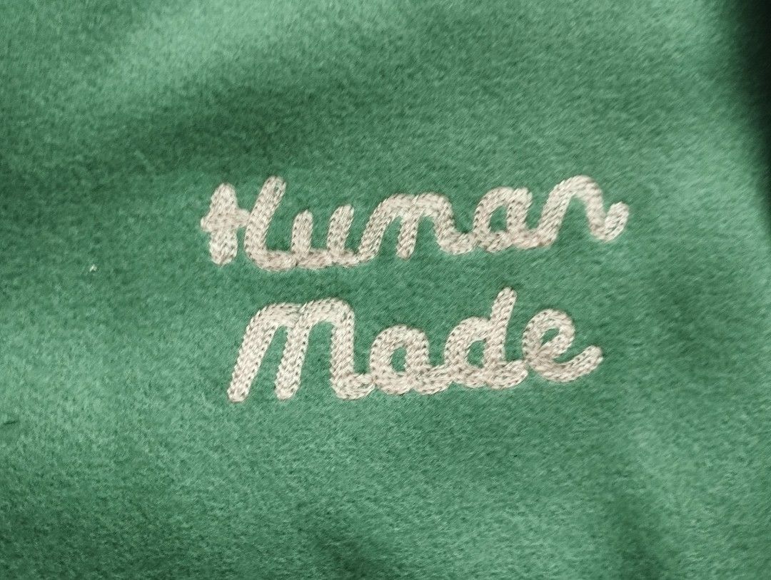 Hot Dog Tiger Human Made Green Varsity Jacket - Jackets Masters