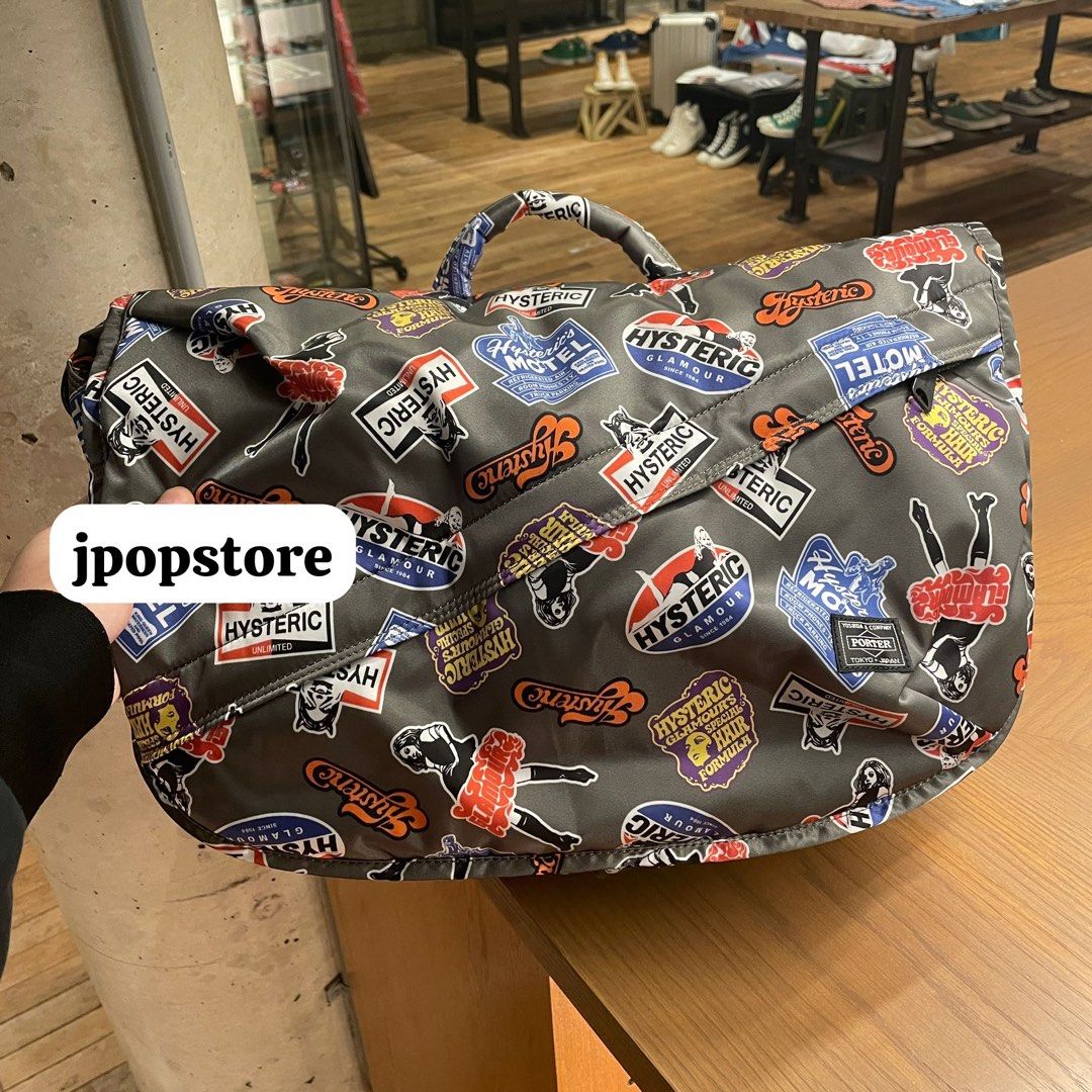 hysteric glamour x porter bag, 興趣及遊戲, 旅行, 旅遊- 旅行必需品