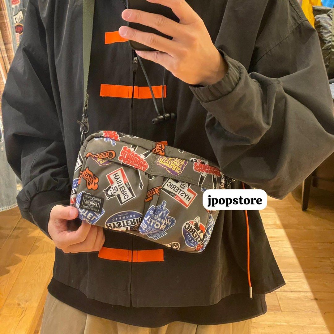 hysteric glamour x porter bag, 興趣及遊戲, 旅行, 旅遊- 旅行必需品 