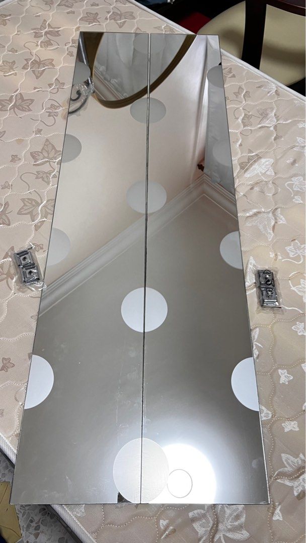 IKEA designer mirrors 2 pieces side by side LUNDAMO brand, Furniture