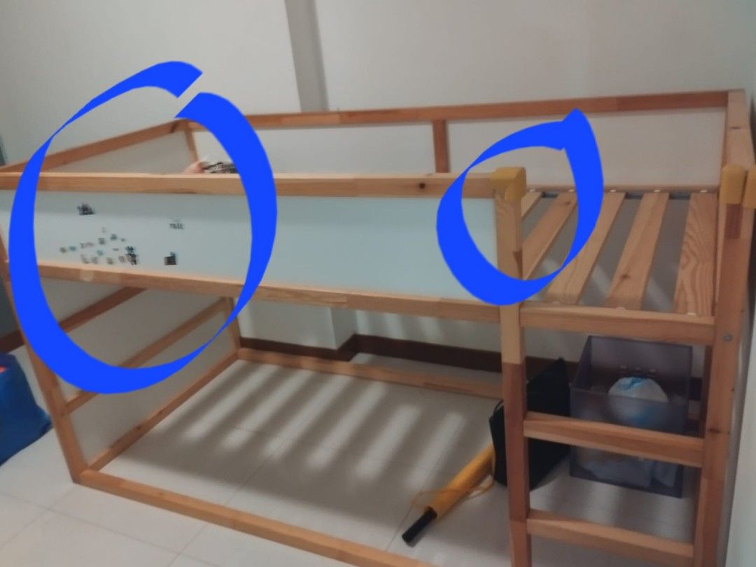 Kura bed discount ladder on left