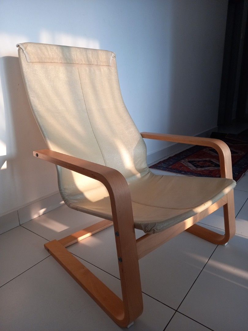 IKEA PELLO Armchair without cushion cover, Furniture & Home Living