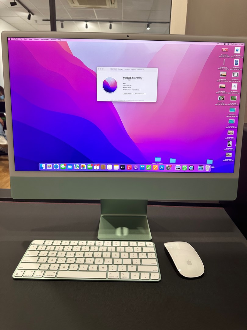 iMac 2022 green, Computers & Tech, Desktops on Carousell