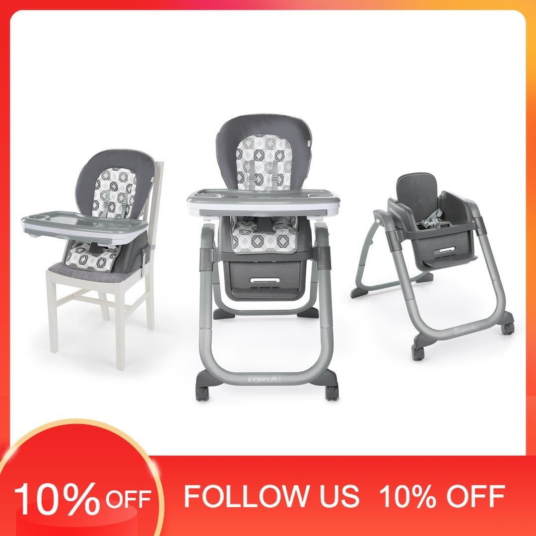 Ingenuity SmartServe 4 in 1 High Chair Clayton 10946 From 6m to