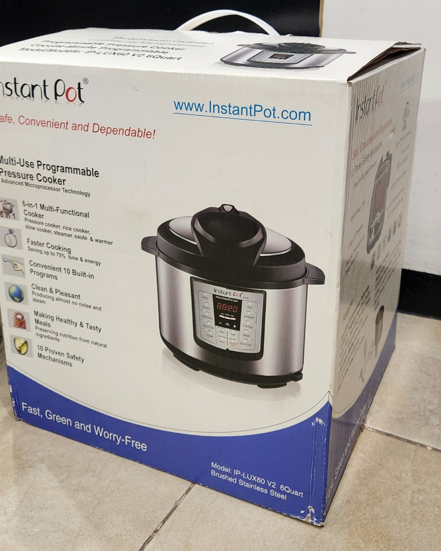 Instant Pot Model IPDUO60V2 (110V) Never Used, TV & Home Appliances
