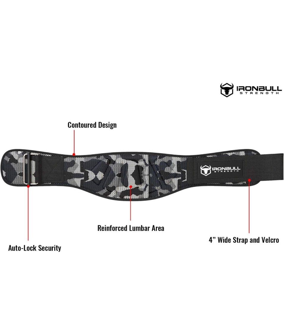 Iron Bull strength belt Sports Equipment Exercise Fitness Weights Dumbbells on Carousell