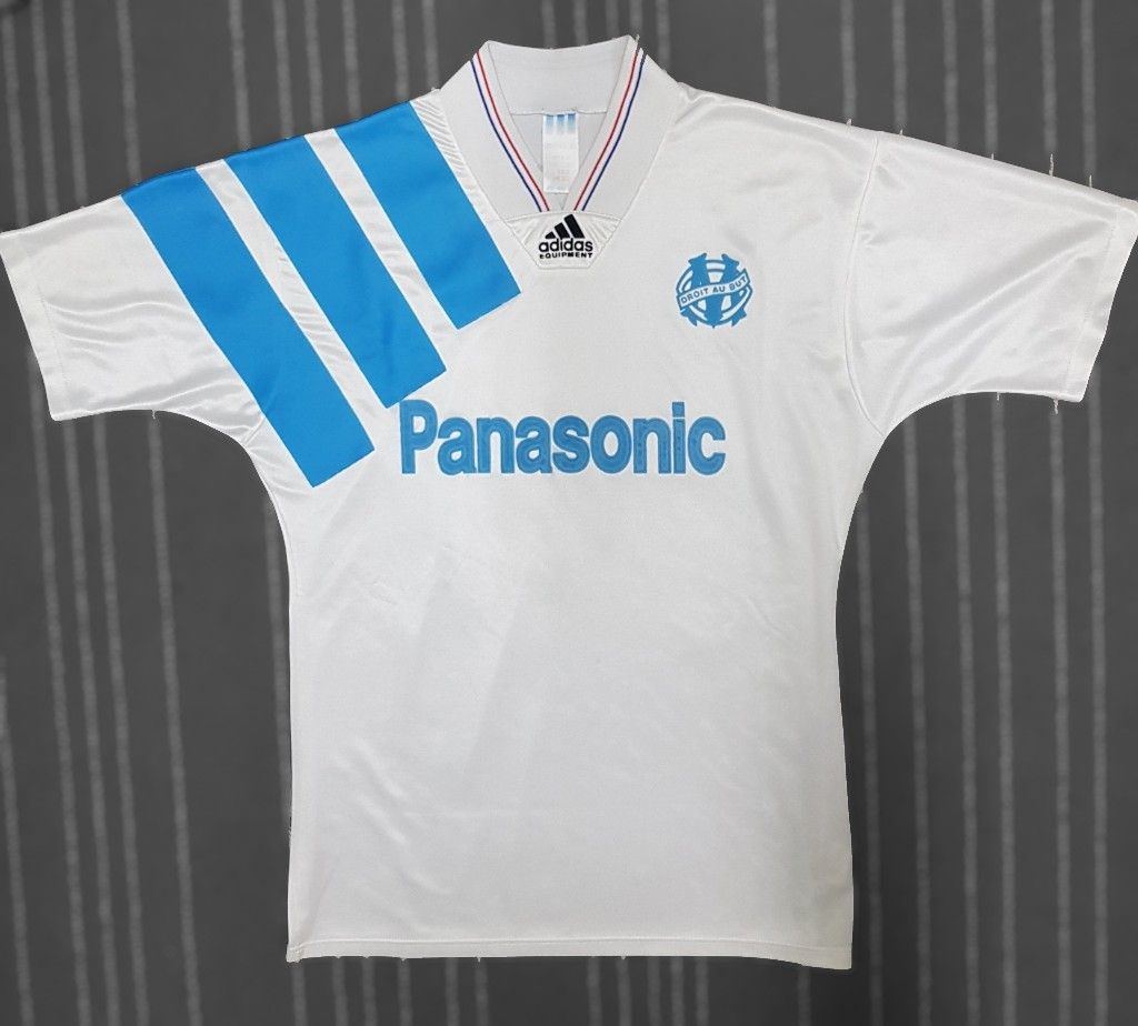 Jersey Olympique de Marseille 1992 93 vintage adidas jersi
