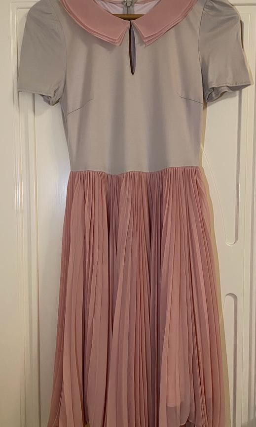 Jill jill stuart pleated chiffon dress sale