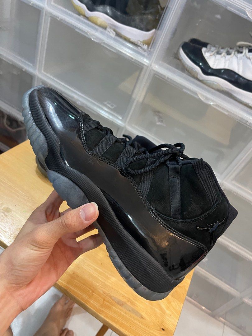 Jordan 11 black cap 2025 and gown