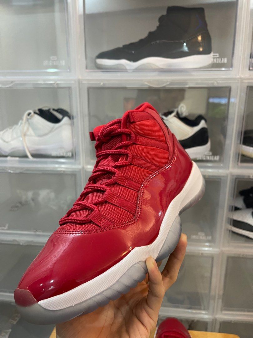 Jordan 11 win store like 96 on feet