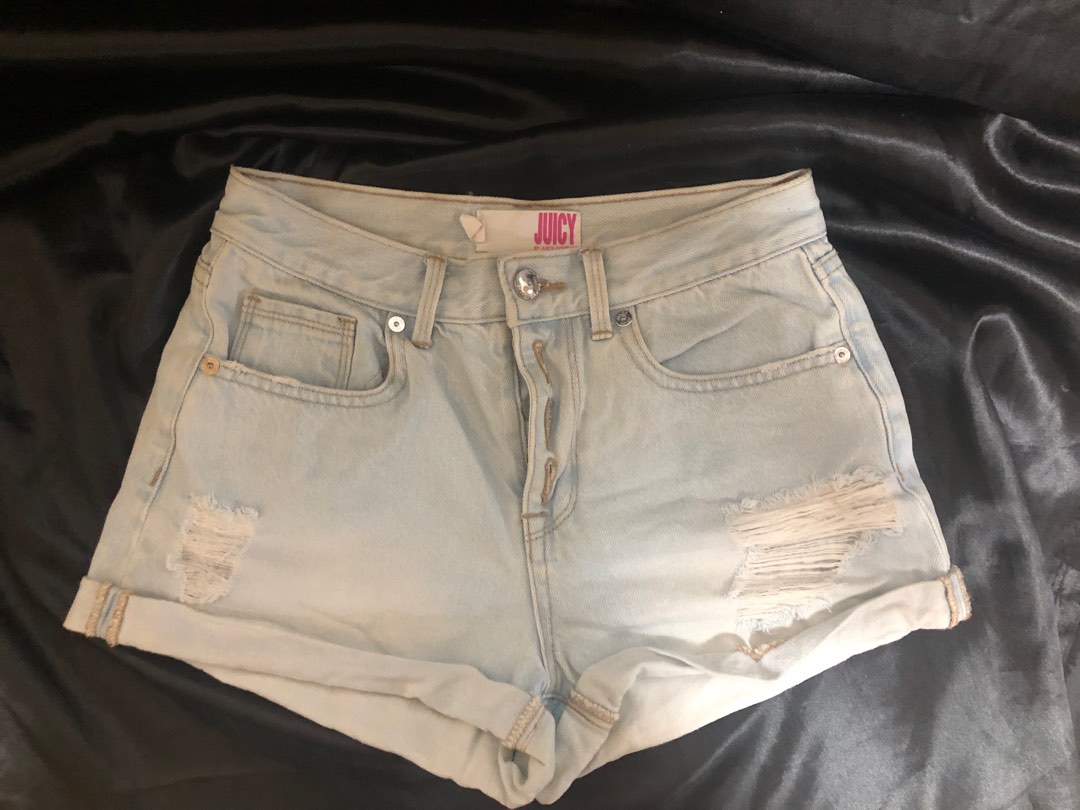 Juicy couture outlet denim shorts