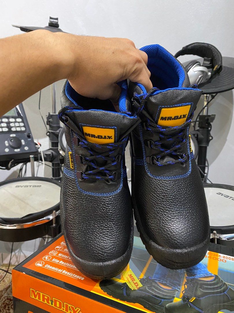 Kasut Safety Boots Shoes Saiz 9UK 43 Men s Fashion Footwear