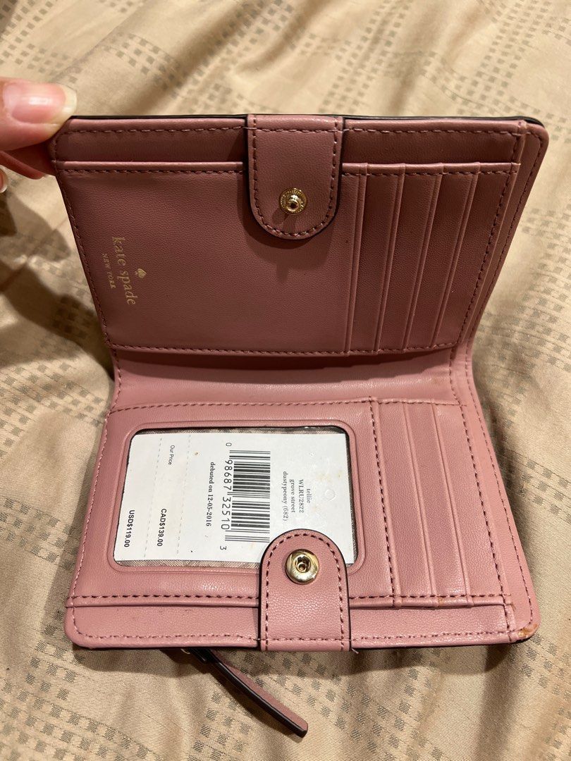 Light pink kate spade wallet outlet