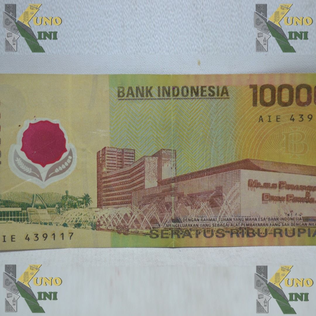 KOLEKSI REAL UANG KERTAS KUNO SERATUS RIBU RUPIAH - INDONESIA, 1999 ...