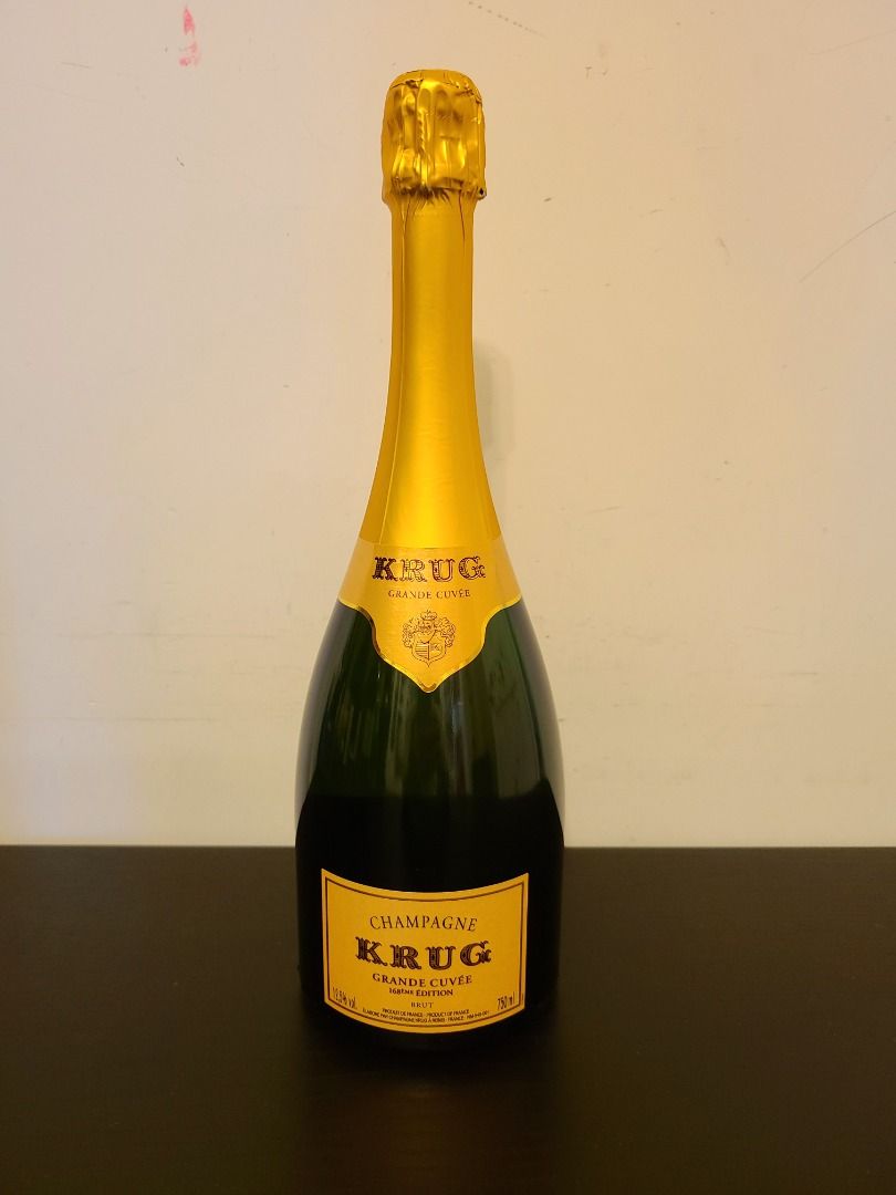Krug Grande Cuvee 168 eme Edition Brut Champagne, 嘢食& 嘢飲, 酒精