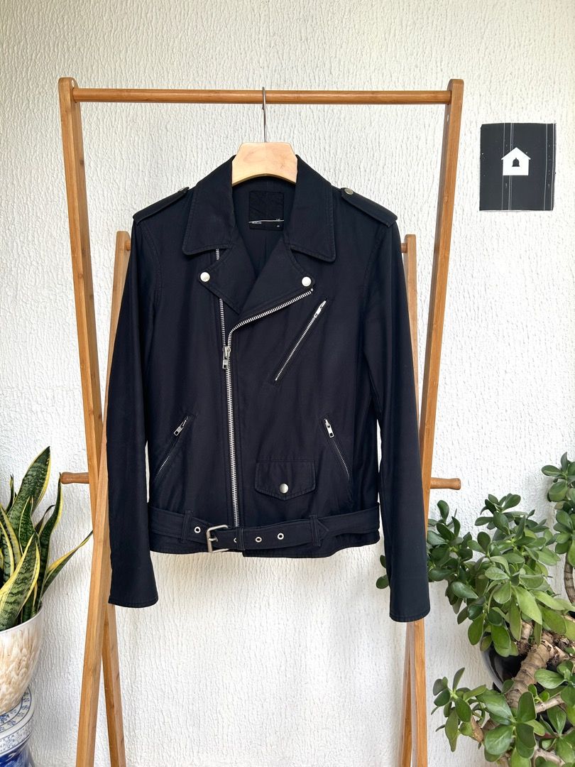 黑田雄一Lad Musician Zips Biker Jacket-Size 44, 男裝, 外套及戶外