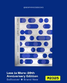 Less is More: 20th Anniversary Edition: Limited Colour Graphics in Design Book | Victionary Graphic Design Branding Poster Publishing Creative Inspiration
